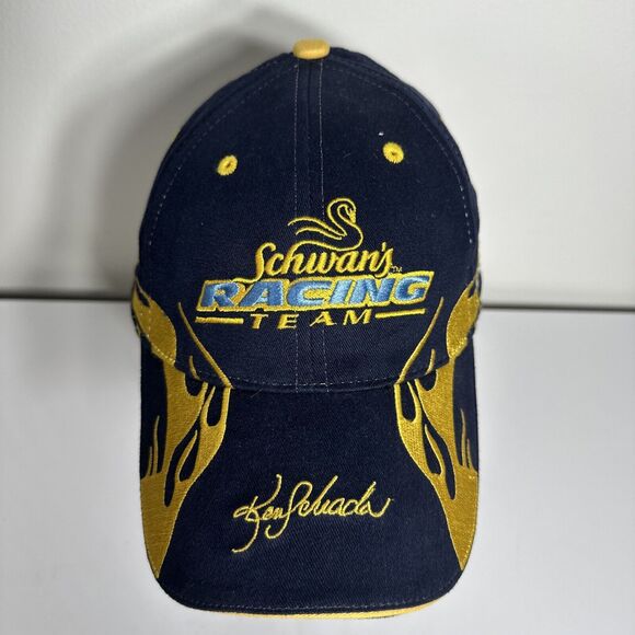 Schwans Racing Team #49 Ken Schrader Adjustable Baseball Cap Hat First Edition - Picture 2 of 13